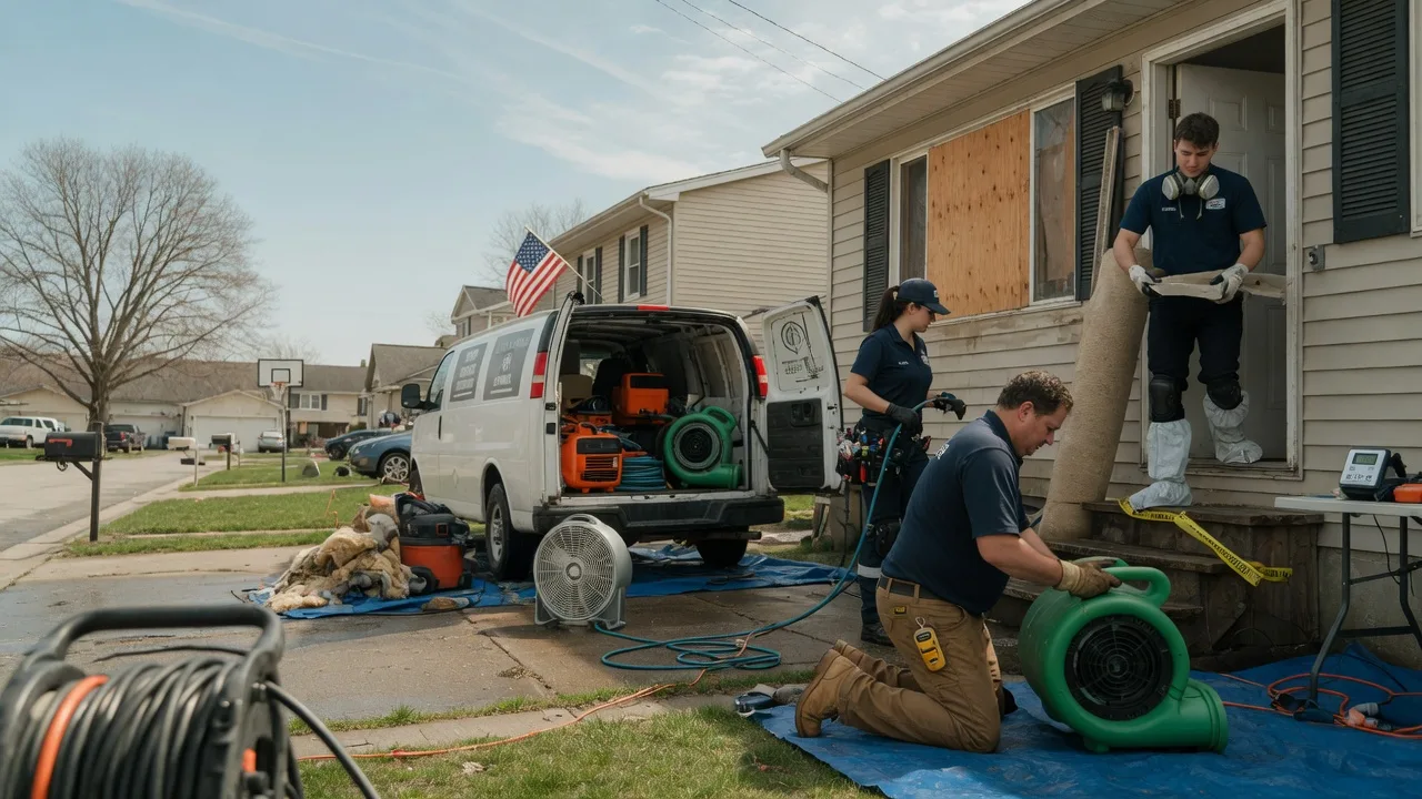 Water Damage Restoration in Burkett, TX near me